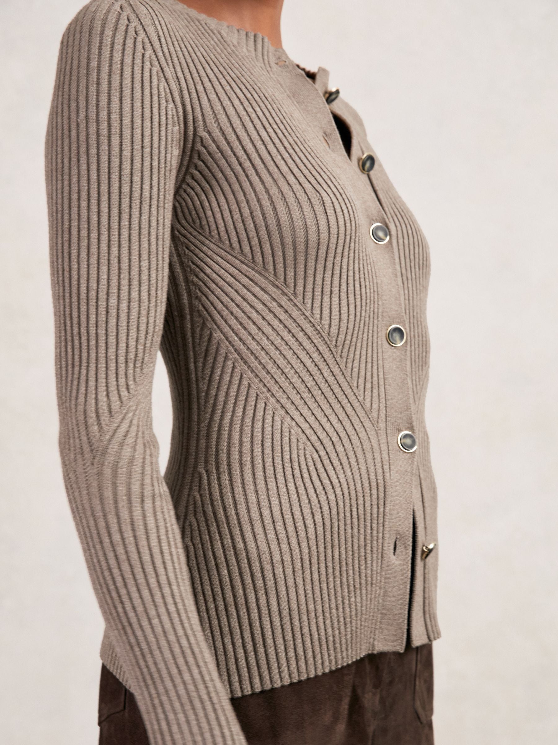 Lilith Button Front Knit Cardigan